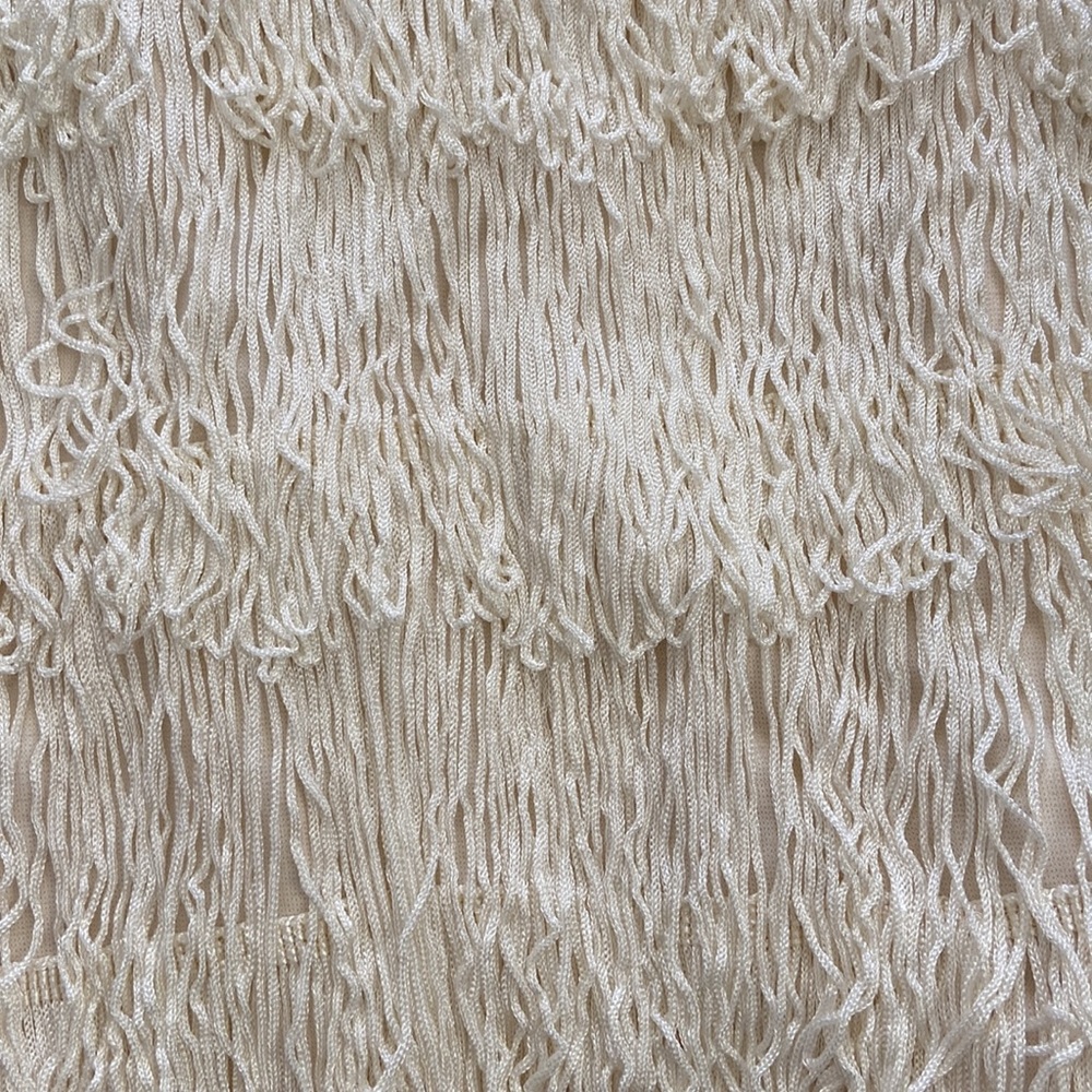 Off white fringe dress - Picture 3 of 4